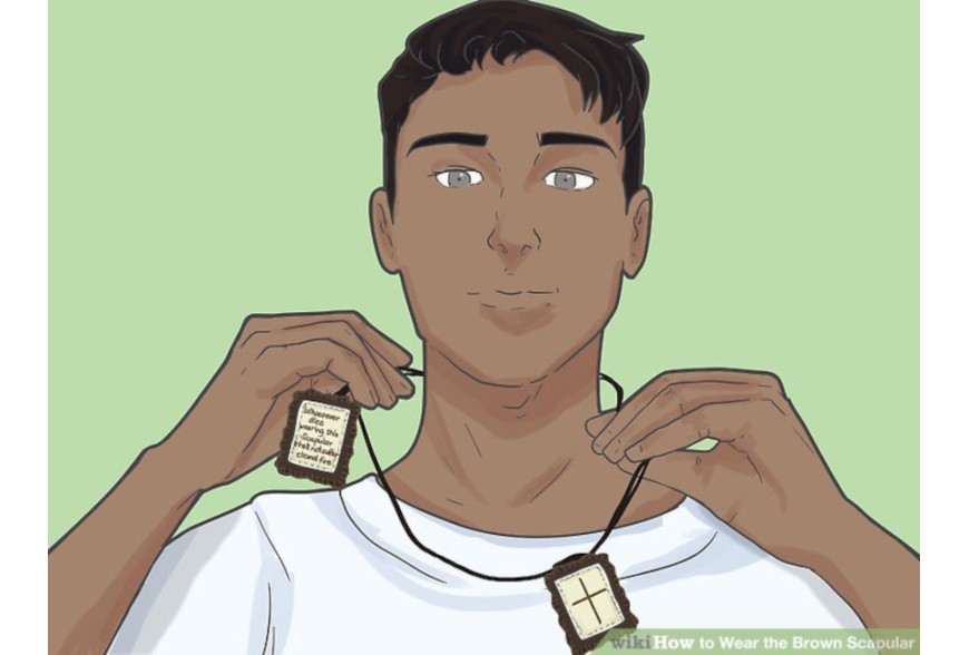 How to Wear the Brown Scapular